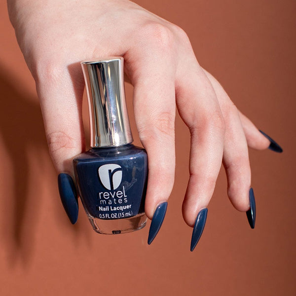 Blue Magnetic Nail Polish - Cirque Colors Blue Velvet